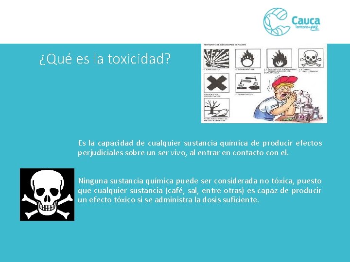 ¿Qué es la toxicidad? Es la capacidad de cualquier sustancia química de producir efectos