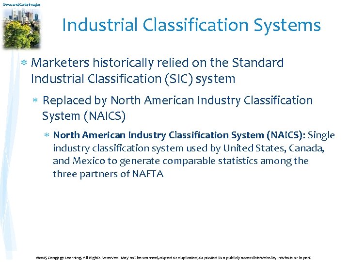 ©wecand/Getty. Images Industrial Classification Systems Marketers historically relied on the Standard Industrial Classification (SIC)
