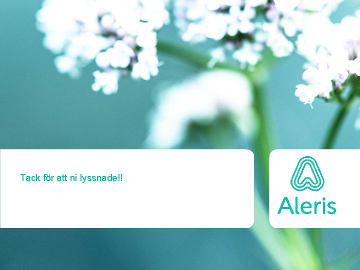 Tack för att ni lyssnade!! 
