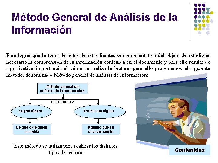 Método General de Análisis de la Información Para lograr que la toma de notas