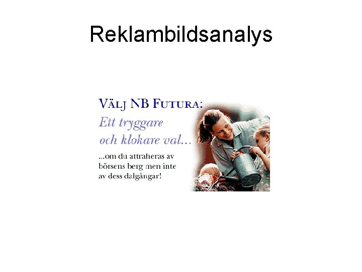 Reklambildsanalys 