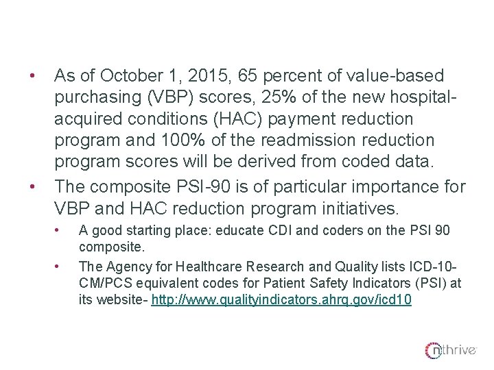 Why Good Documentation Matters • • As of October 1, 2015, 65 percent of Why Good Documentation Matters • • As of October 1, 2015, 65 percent of