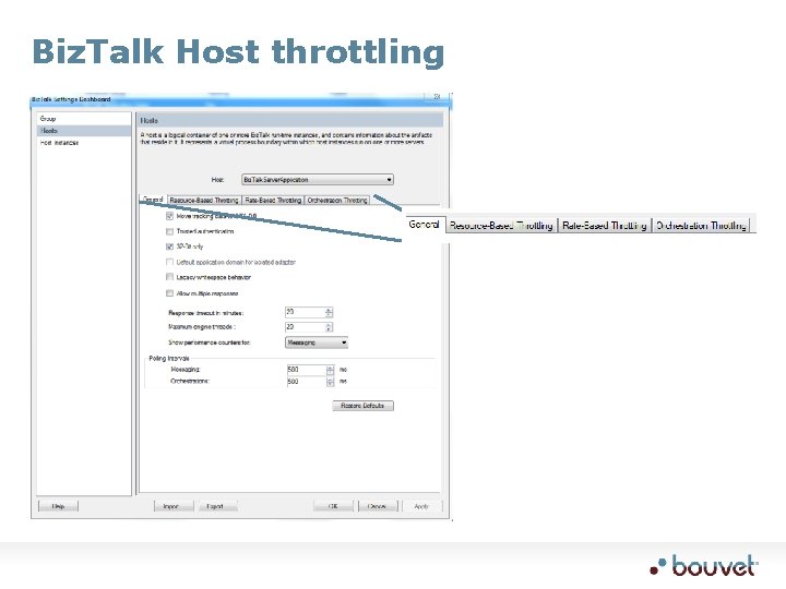 Biz. Talk Host throttling 