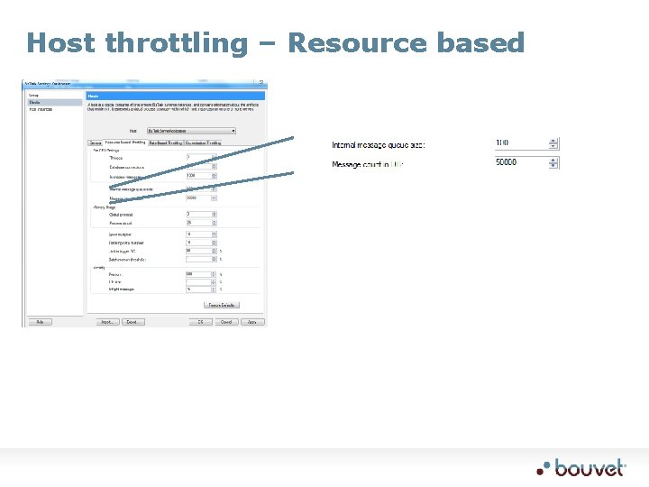 Host throttling – Resource based 