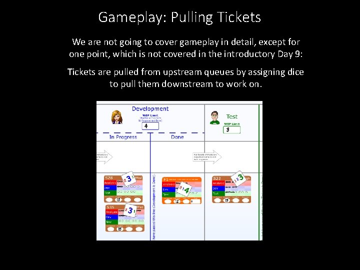 Gameplay: Pulling Tickets We are not going to cover gameplay in detail, except for