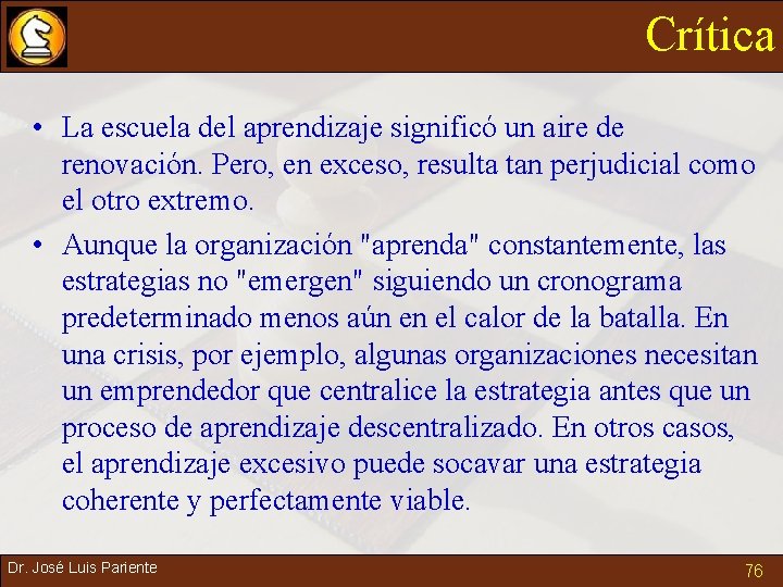 Crítica • La escuela del aprendizaje significó un aire de renovación. Pero, en exceso,