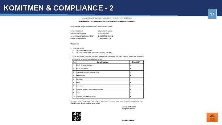 KOMITMEN & COMPLIANCE - 2 17 