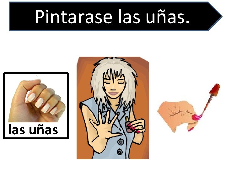 Pintarase las uñas 