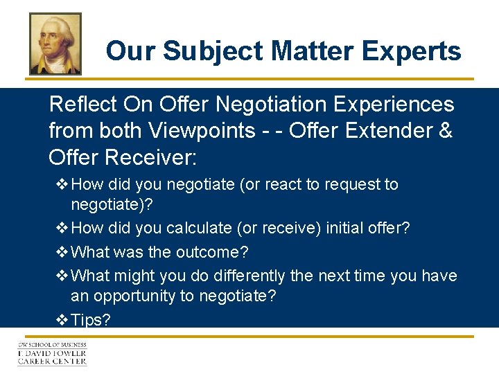 Our Subject Matter Experts Reflect On Offer Negotiation Experiences from both Viewpoints - -