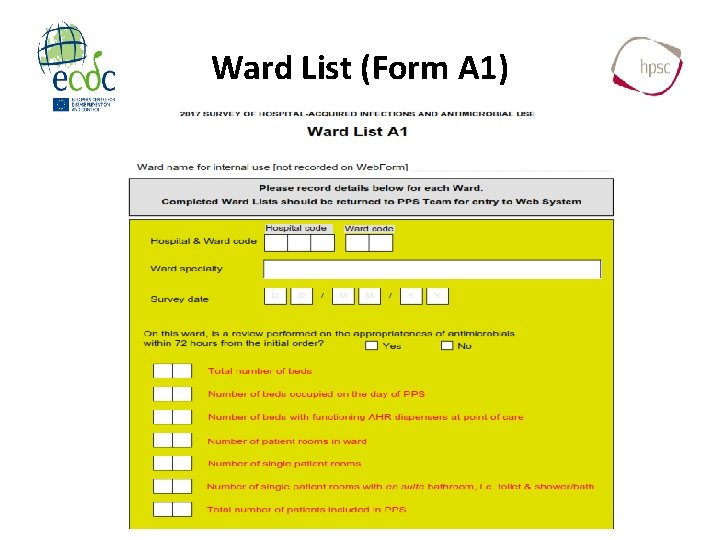 Ward List (Form A 1) 
