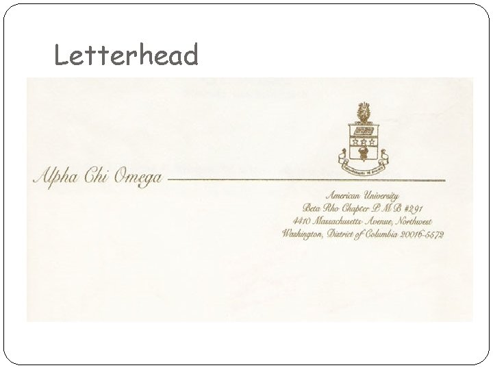 Letterhead 