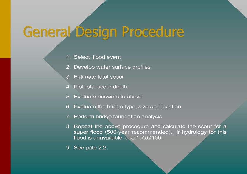 General Design Procedure 