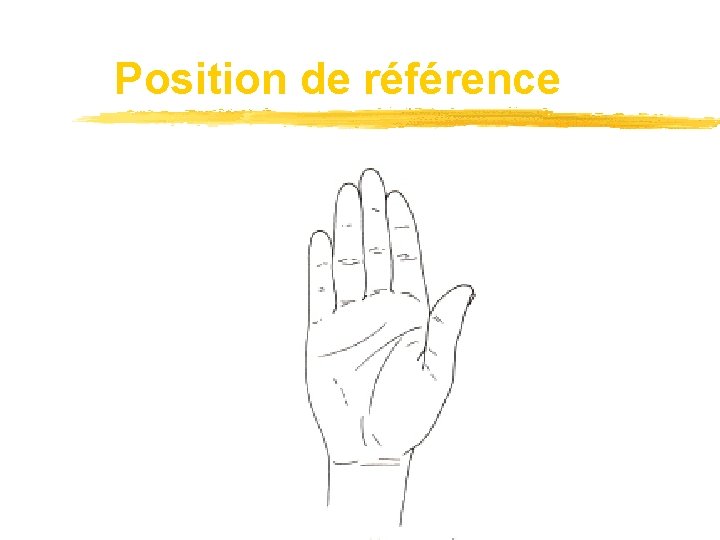 Position de référence 