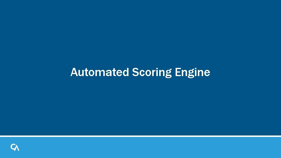 Automated Scoring Engine 