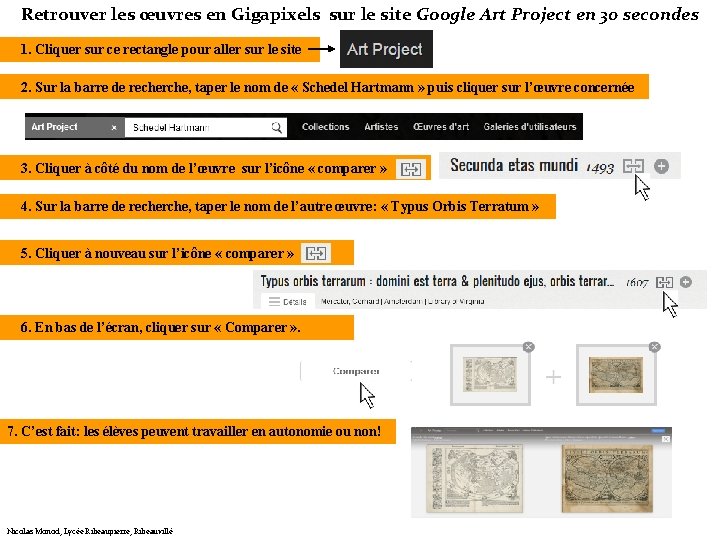 Retrouver les œuvres en Gigapixels sur le site Google Art Project en 30 secondes