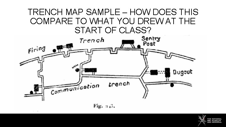 TRENCH MAP SAMPLE – HOW DOES THIS COMPARE TO WHAT YOU DREW AT THE