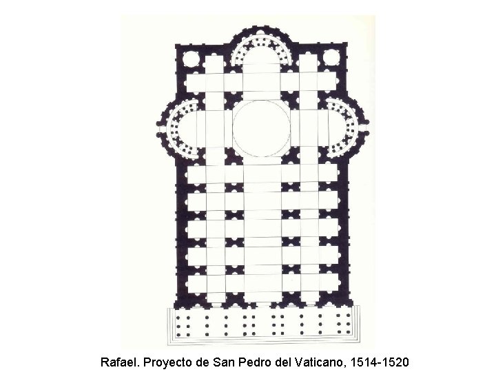 Rafael. Proyecto de San Pedro del Vaticano, 1514 -1520 