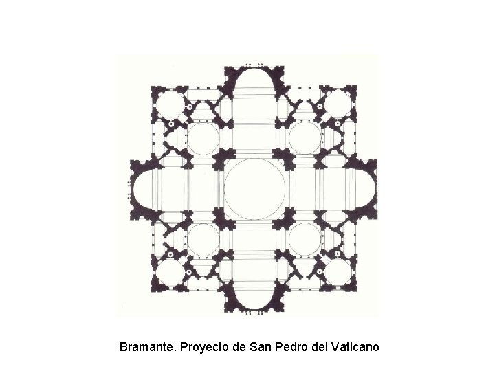 Bramante. Proyecto de San Pedro del Vaticano 