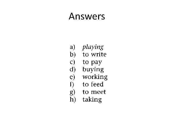 Answers 