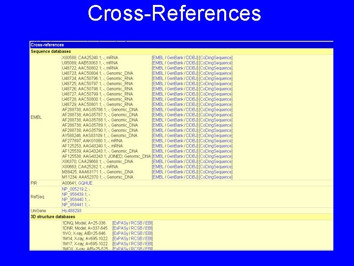 Cross-References 