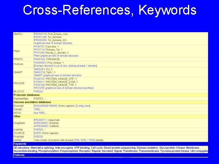 Cross-References, Keywords 