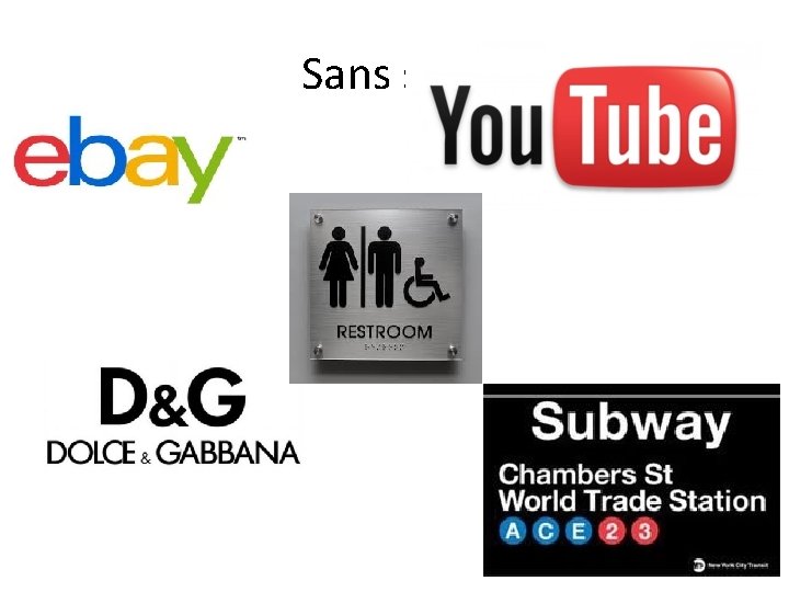 Sans serif 