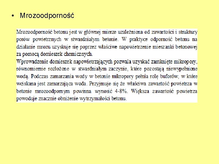  • Mrozoodporność 