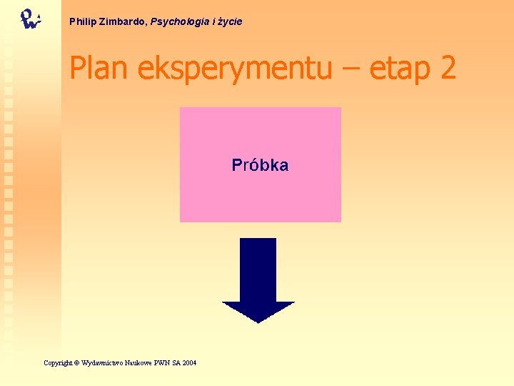 Philip Zimbardo, Psychologia i życie Plan eksperymentu – etap 2 Copyright © Wydawnictwo Naukowe