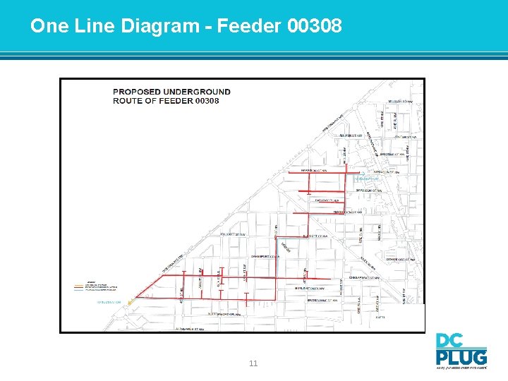 One Line Diagram - Feeder 00308 11 