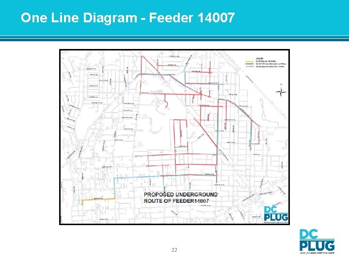 One Line Diagram - Feeder 14007 22 