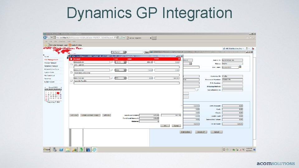 Dynamics GP Integration 