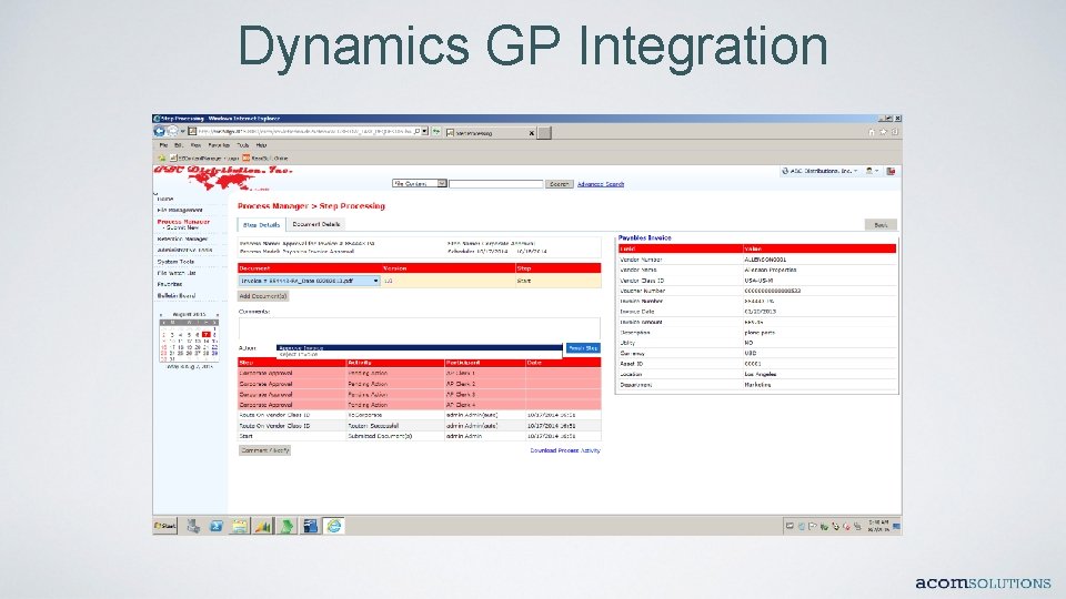 Dynamics GP Integration 