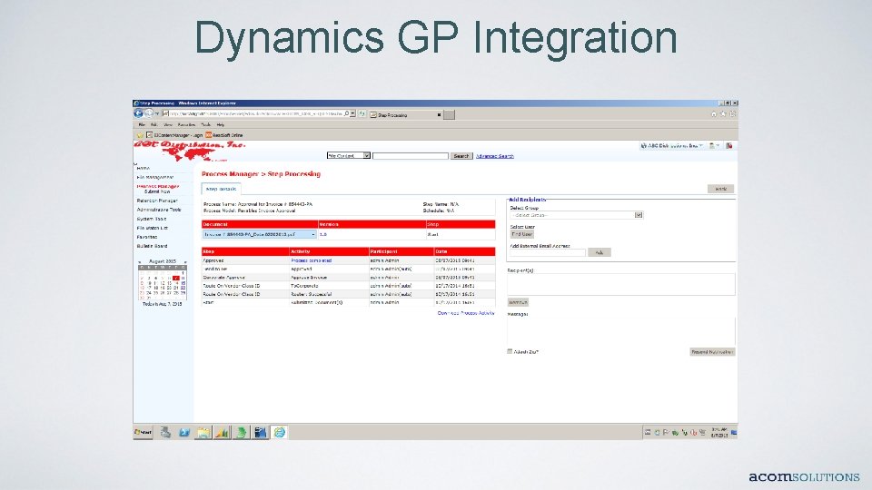 Dynamics GP Integration 