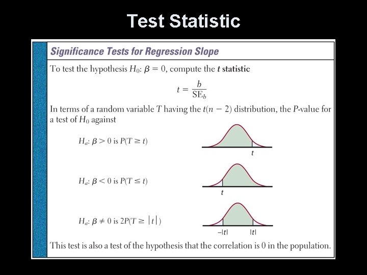 Test Statistic 