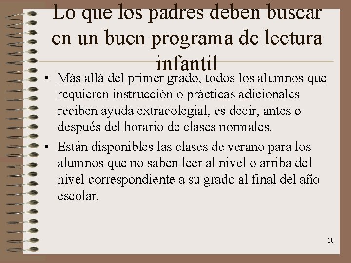 Lo que los padres deben buscar en un buen programa de lectura infantil •