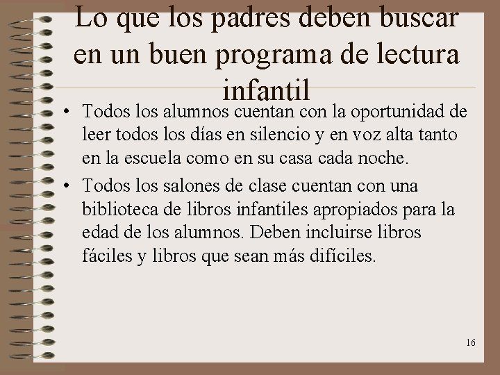 Lo que los padres deben buscar en un buen programa de lectura infantil •