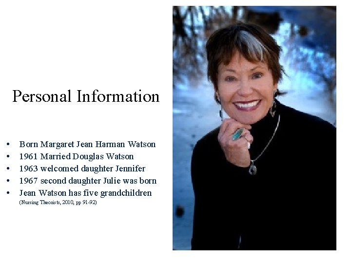 Personal Information • • • Born Margaret Jean Harman Watson 1961 Married Douglas Watson