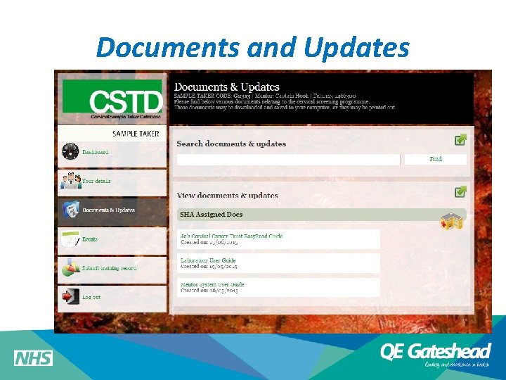 Documents and Updates 