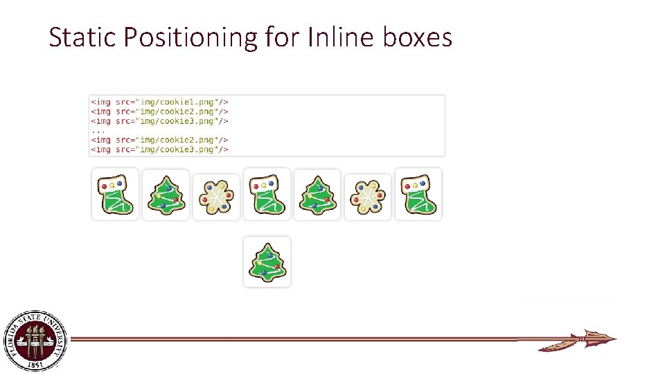 Static Positioning for Inline boxes 