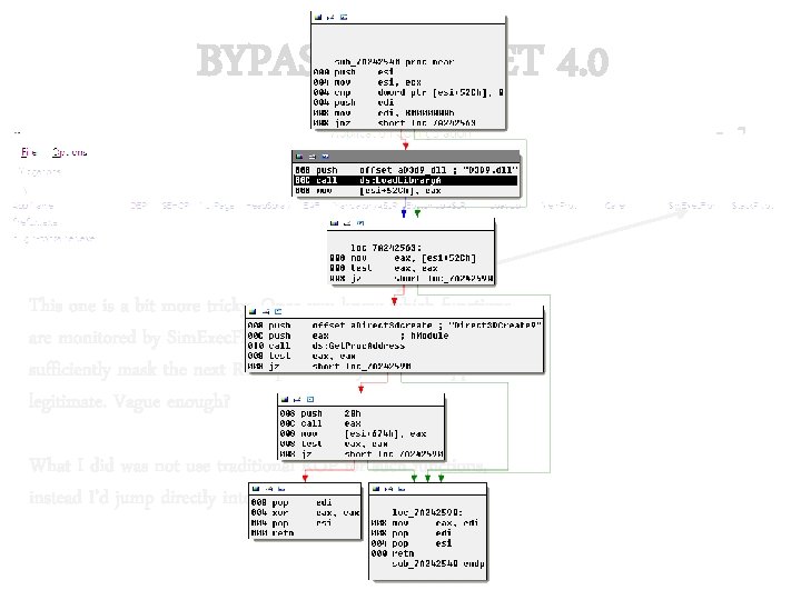 BYPASSING EMET 4. 0 This one is a bit more tricky. Once you know