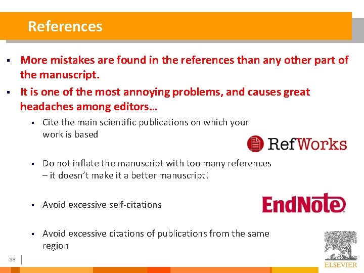 References § § 38 More mistakes are found in the references than any other