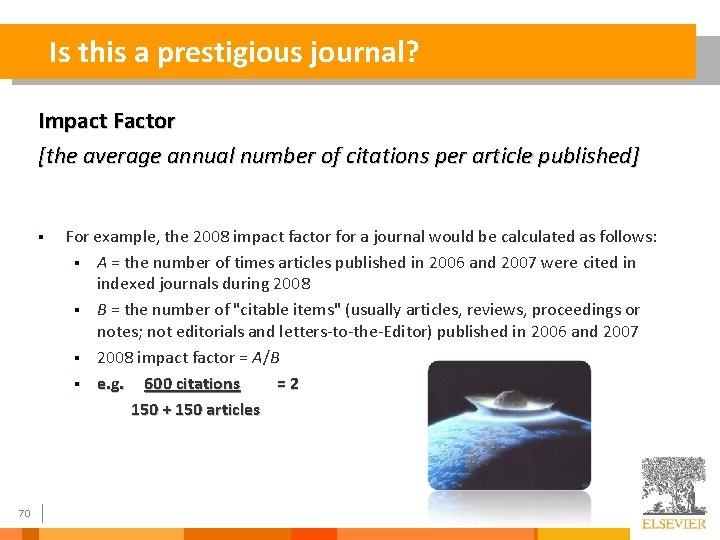 Is this a prestigious journal? Impact Factor [the average annual number of citations per