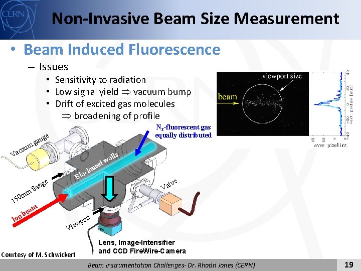 Non-Invasive Beam Size Measurement • Beam Induced Fluorescence – Issues • Sensitivity to radiation