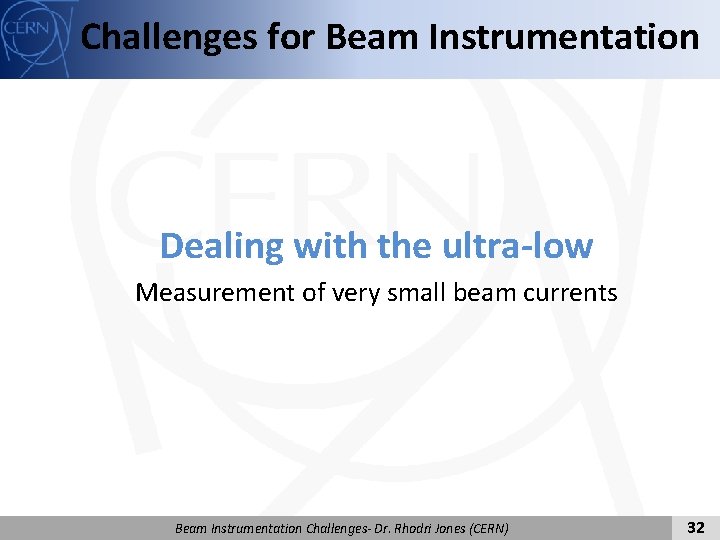 Challenges for Beam Instrumentation Dealing with the ultra-low Measurement of very small beam currents