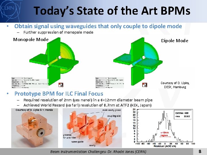 Today’s State of the Art BPMs • Obtain signal using waveguides that only couple