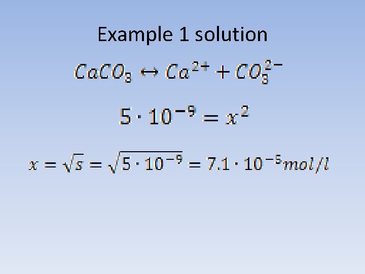 Example 1 solution 