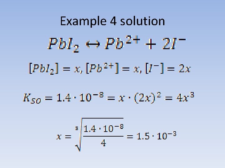 Example 4 solution 