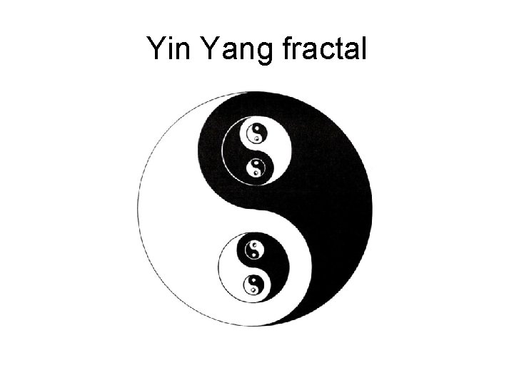 Yin Yang fractal 