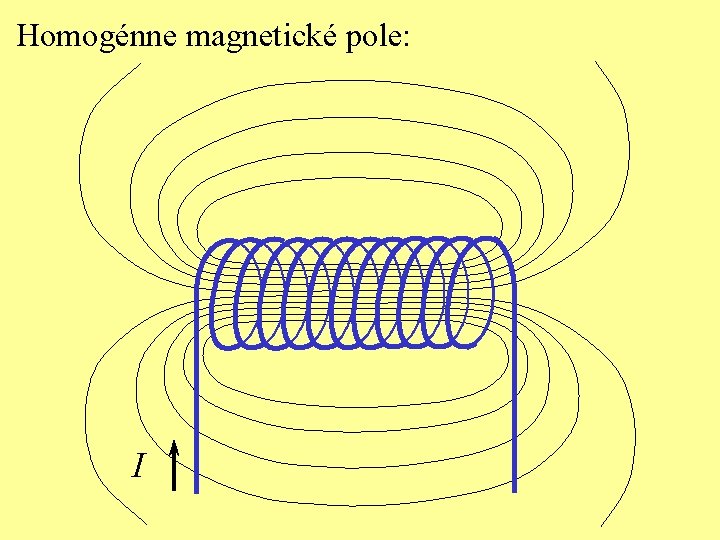 Homogénne magnetické pole: I 
