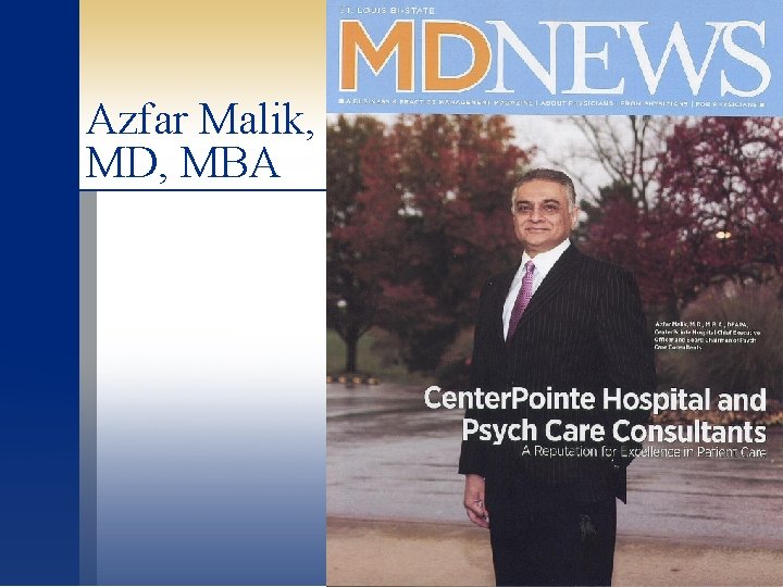 Azfar Malik, MD, MBA 